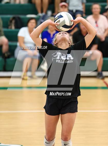 Thumbnail 3 in Trinity Christian vs All Saints (scrimmage) photogallery.