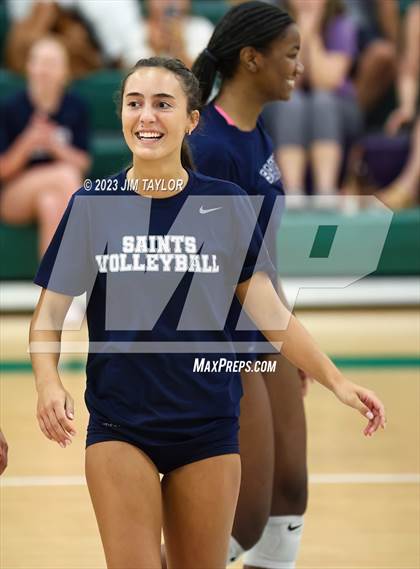 Thumbnail 2 in Trinity Christian vs All Saints (scrimmage) photogallery.