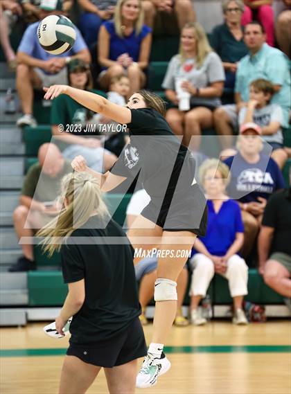 Thumbnail 2 in Trinity Christian vs All Saints (scrimmage) photogallery.