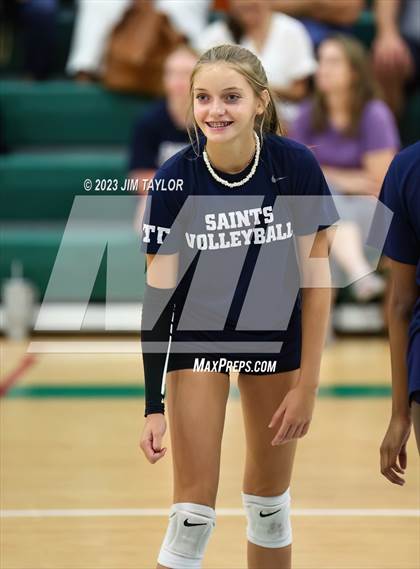 Thumbnail 3 in Trinity Christian vs All Saints (scrimmage) photogallery.