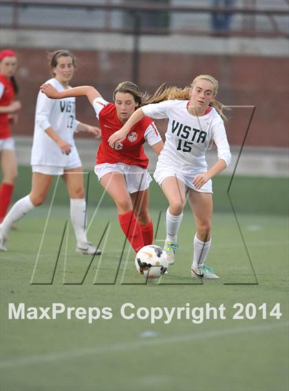 Thumbnail 2 in Mountain Vista vs. Denver East (CHSAA 5A 1st Round) photogallery.