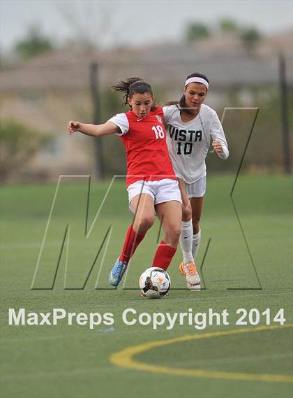Thumbnail 2 in Mountain Vista vs. Denver East (CHSAA 5A 1st Round) photogallery.