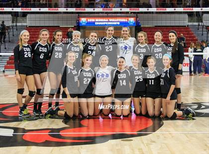 Thumbnail 2 in Louisburg vs. Community School of Davidson (NCHSAA 1A Final) photogallery.