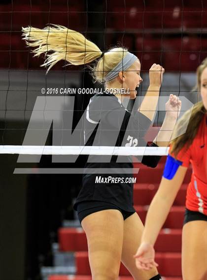 Thumbnail 2 in Louisburg vs. Community School of Davidson (NCHSAA 1A Final) photogallery.