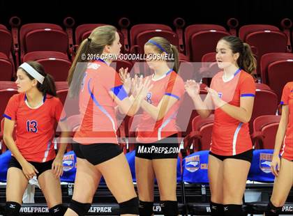 Thumbnail 3 in Louisburg vs. Community School of Davidson (NCHSAA 1A Final) photogallery.