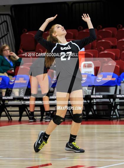 Thumbnail 2 in Louisburg vs. Community School of Davidson (NCHSAA 1A Final) photogallery.