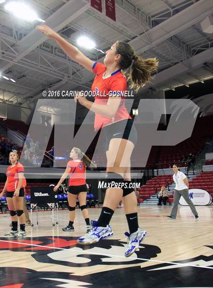 Thumbnail 2 in Louisburg vs. Community School of Davidson (NCHSAA 1A Final) photogallery.