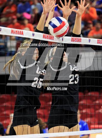 Thumbnail 1 in Louisburg vs. Community School of Davidson (NCHSAA 1A Final) photogallery.