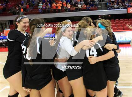 Thumbnail 2 in Louisburg vs. Community School of Davidson (NCHSAA 1A Final) photogallery.