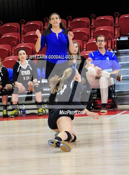 Thumbnail 2 in Louisburg vs. Community School of Davidson (NCHSAA 1A Final) photogallery.