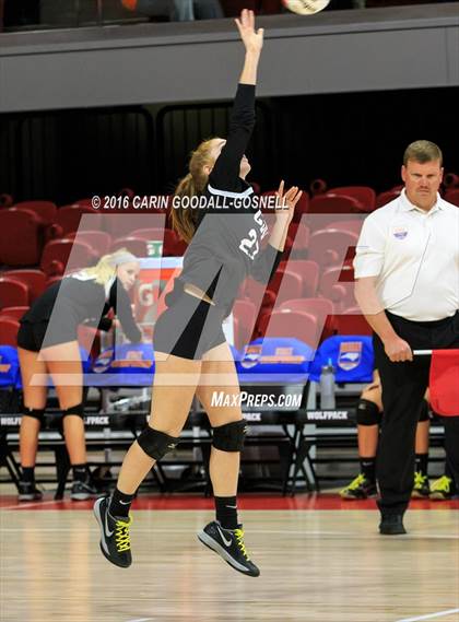 Thumbnail 3 in Louisburg vs. Community School of Davidson (NCHSAA 1A Final) photogallery.