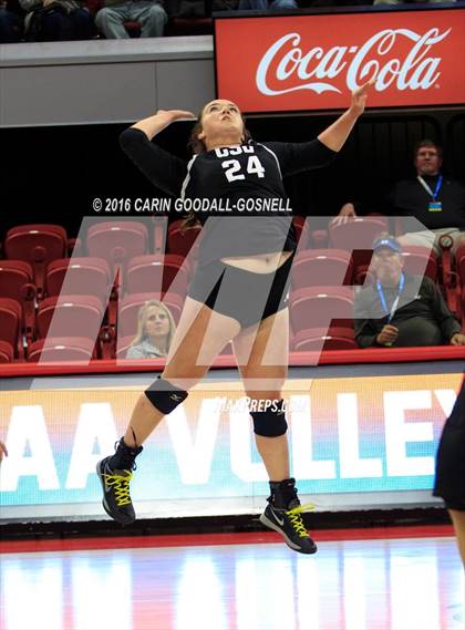 Thumbnail 3 in Louisburg vs. Community School of Davidson (NCHSAA 1A Final) photogallery.