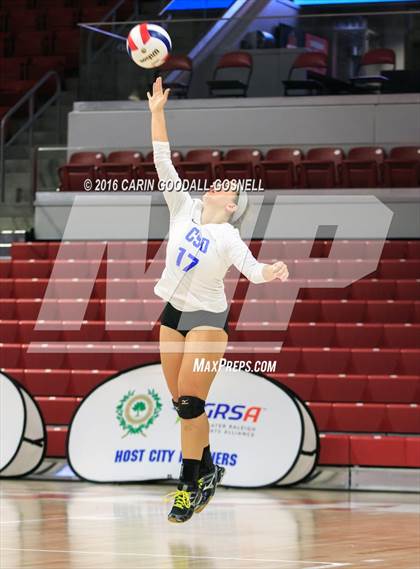Thumbnail 2 in Louisburg vs. Community School of Davidson (NCHSAA 1A Final) photogallery.