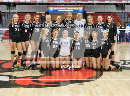 Thumbnail 1 in Louisburg vs. Community School of Davidson (NCHSAA 1A Final) photogallery.