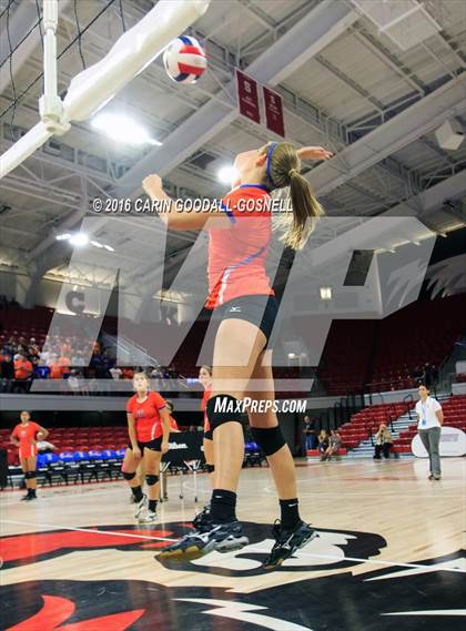 Thumbnail 2 in Louisburg vs. Community School of Davidson (NCHSAA 1A Final) photogallery.