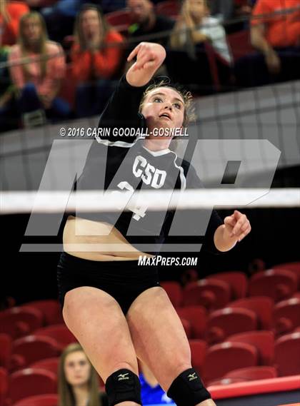 Thumbnail 2 in Louisburg vs. Community School of Davidson (NCHSAA 1A Final) photogallery.