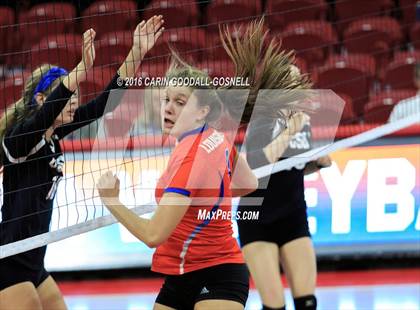 Thumbnail 1 in Louisburg vs. Community School of Davidson (NCHSAA 1A Final) photogallery.
