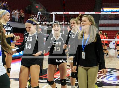 Thumbnail 3 in Louisburg vs. Community School of Davidson (NCHSAA 1A Final) photogallery.