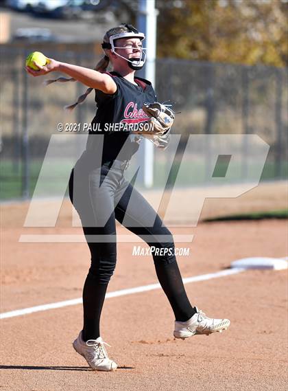 Thumbnail 3 in Chatfield vs. Grand Junction Central  (CHSAA 5A State - 1st Round) photogallery.