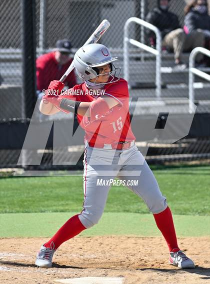 Thumbnail 3 in Cypress Woods vs Lake Belton (NFCA Texas High School Leadoff Classic Tournament) photogallery.