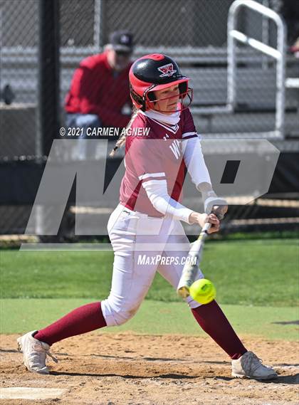Thumbnail 1 in Cypress Woods vs Lake Belton (NFCA Texas High School Leadoff Classic Tournament) photogallery.