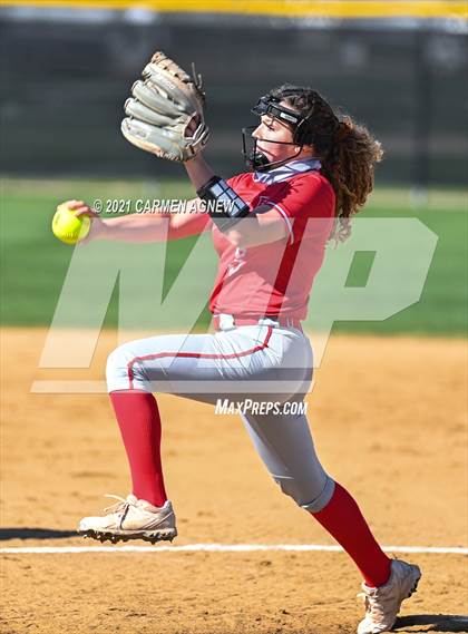 Thumbnail 2 in Cypress Woods vs Lake Belton (NFCA Texas High School Leadoff Classic Tournament) photogallery.