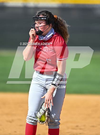 Thumbnail 3 in Cypress Woods vs Lake Belton (NFCA Texas High School Leadoff Classic Tournament) photogallery.