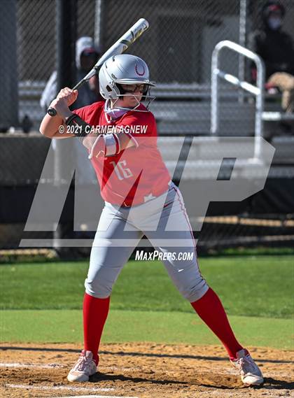 Thumbnail 1 in Cypress Woods vs Lake Belton (NFCA Texas High School Leadoff Classic Tournament) photogallery.