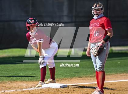 Thumbnail 3 in Cypress Woods vs Lake Belton (NFCA Texas High School Leadoff Classic Tournament) photogallery.