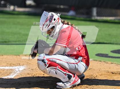 Thumbnail 1 in Cypress Woods vs Lake Belton (NFCA Texas High School Leadoff Classic Tournament) photogallery.