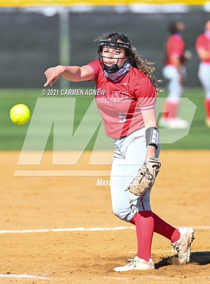 Thumbnail 3 in Cypress Woods vs Lake Belton (NFCA Texas High School Leadoff Classic Tournament) photogallery.