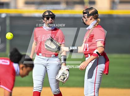 Thumbnail 2 in Cypress Woods vs Lake Belton (NFCA Texas High School Leadoff Classic Tournament) photogallery.