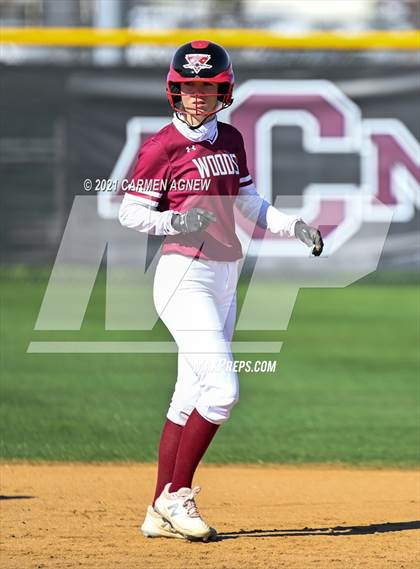 Thumbnail 1 in Cypress Woods vs Lake Belton (NFCA Texas High School Leadoff Classic Tournament) photogallery.
