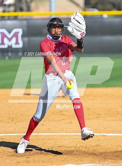 Thumbnail 2 in Cypress Woods vs Lake Belton (NFCA Texas High School Leadoff Classic Tournament) photogallery.