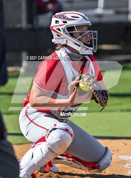 Thumbnail 1 in Cypress Woods vs Lake Belton (NFCA Texas High School Leadoff Classic Tournament) photogallery.