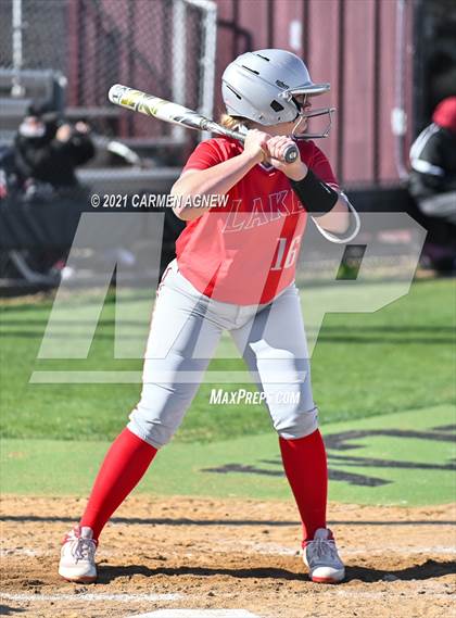 Thumbnail 1 in Cypress Woods vs Lake Belton (NFCA Texas High School Leadoff Classic Tournament) photogallery.