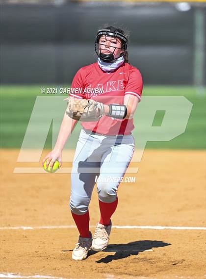 Thumbnail 2 in Cypress Woods vs Lake Belton (NFCA Texas High School Leadoff Classic Tournament) photogallery.