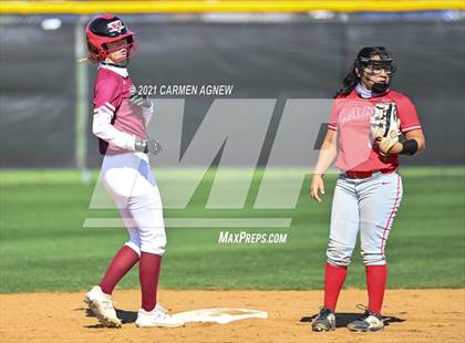 Thumbnail 1 in Cypress Woods vs Lake Belton (NFCA Texas High School Leadoff Classic Tournament) photogallery.