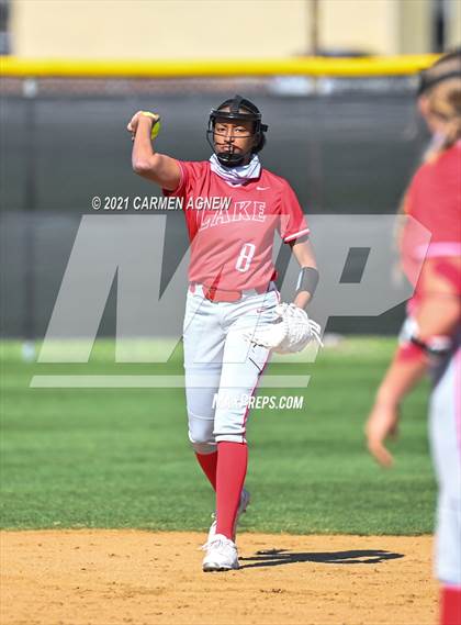 Thumbnail 1 in Cypress Woods vs Lake Belton (NFCA Texas High School Leadoff Classic Tournament) photogallery.