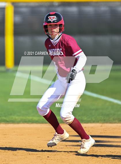 Thumbnail 1 in Cypress Woods vs Lake Belton (NFCA Texas High School Leadoff Classic Tournament) photogallery.