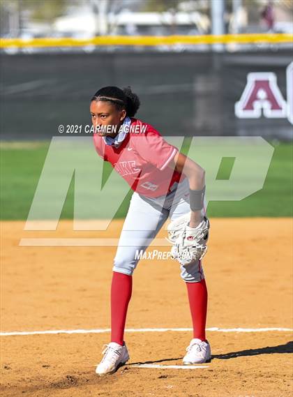 Thumbnail 3 in Cypress Woods vs Lake Belton (NFCA Texas High School Leadoff Classic Tournament) photogallery.