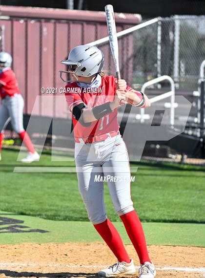 Thumbnail 3 in Cypress Woods vs Lake Belton (NFCA Texas High School Leadoff Classic Tournament) photogallery.