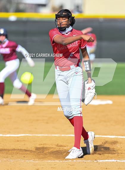 Thumbnail 2 in Cypress Woods vs Lake Belton (NFCA Texas High School Leadoff Classic Tournament) photogallery.
