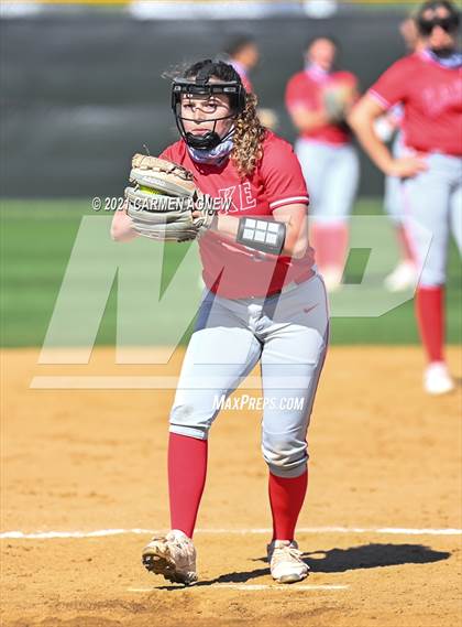 Thumbnail 2 in Cypress Woods vs Lake Belton (NFCA Texas High School Leadoff Classic Tournament) photogallery.