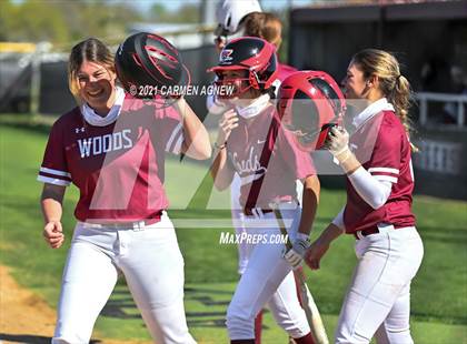 Thumbnail 2 in Cypress Woods vs Lake Belton (NFCA Texas High School Leadoff Classic Tournament) photogallery.