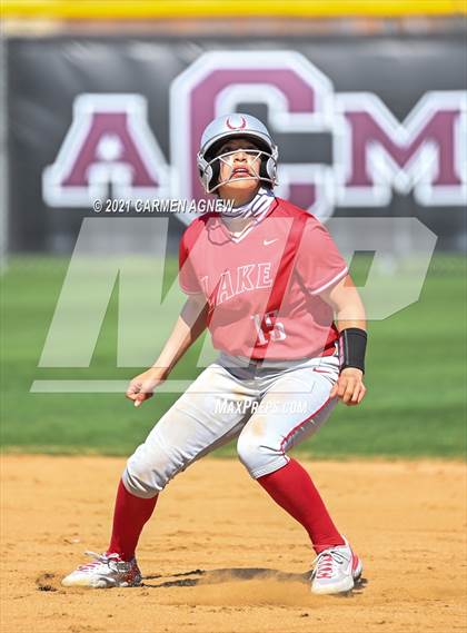 Thumbnail 2 in Cypress Woods vs Lake Belton (NFCA Texas High School Leadoff Classic Tournament) photogallery.
