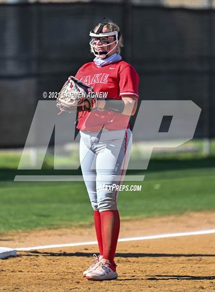 Thumbnail 2 in Cypress Woods vs Lake Belton (NFCA Texas High School Leadoff Classic Tournament) photogallery.