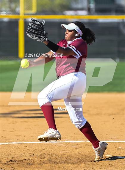 Thumbnail 1 in Cypress Woods vs Lake Belton (NFCA Texas High School Leadoff Classic Tournament) photogallery.