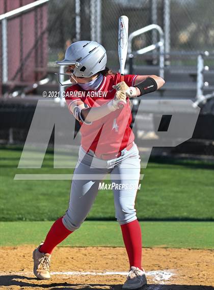 Thumbnail 1 in Cypress Woods vs Lake Belton (NFCA Texas High School Leadoff Classic Tournament) photogallery.