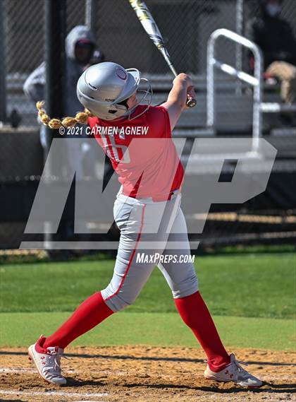 Thumbnail 3 in Cypress Woods vs Lake Belton (NFCA Texas High School Leadoff Classic Tournament) photogallery.